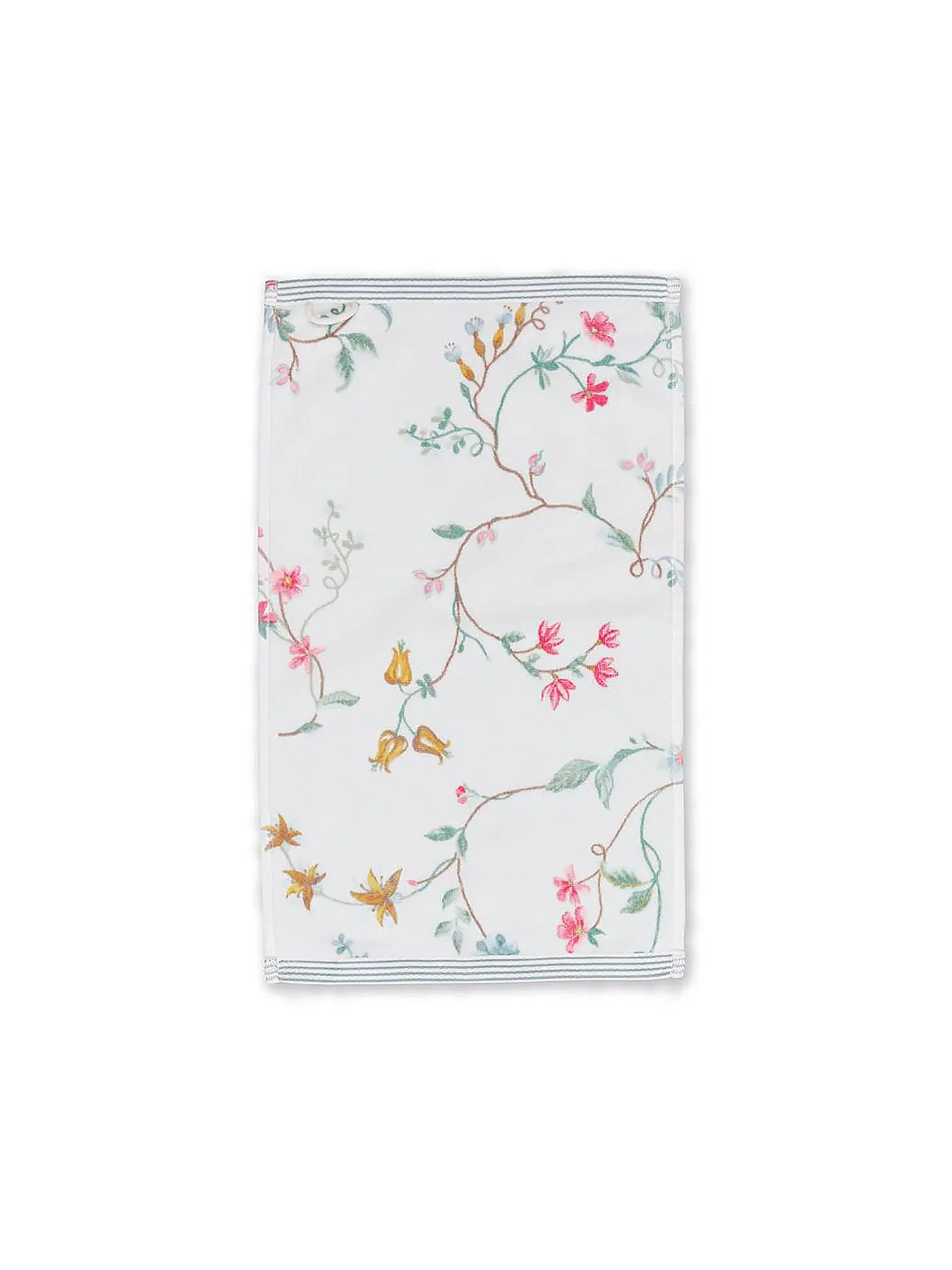 PIP STUDIO | Gästetuch LES FLEURS 30x50cm Khaki | weiss
